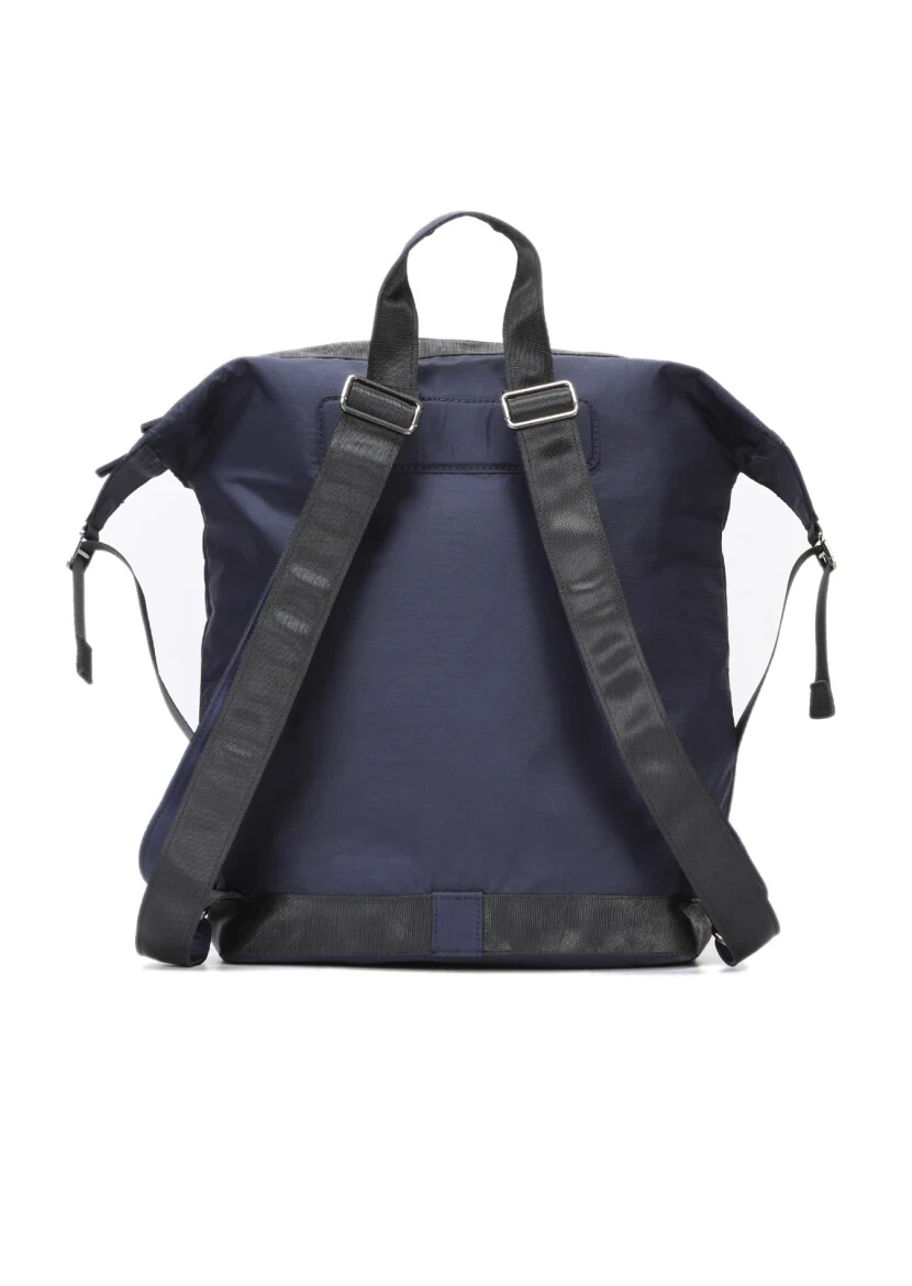 Navy Blue Material Bag - 4