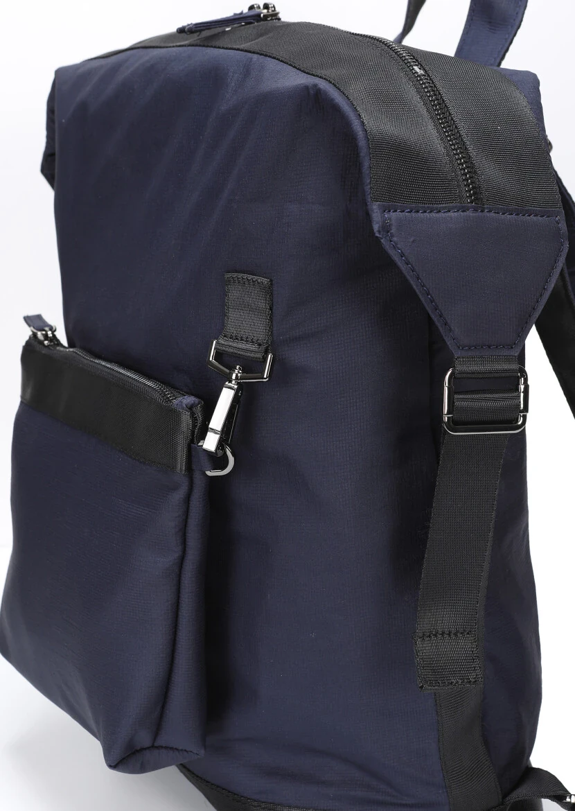 Navy Blue Material Bag - 5