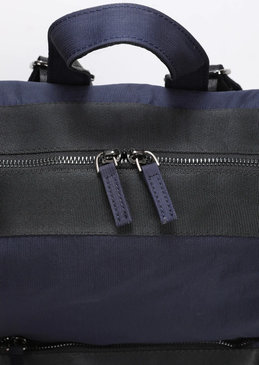 Navy Blue Material Bag - 6