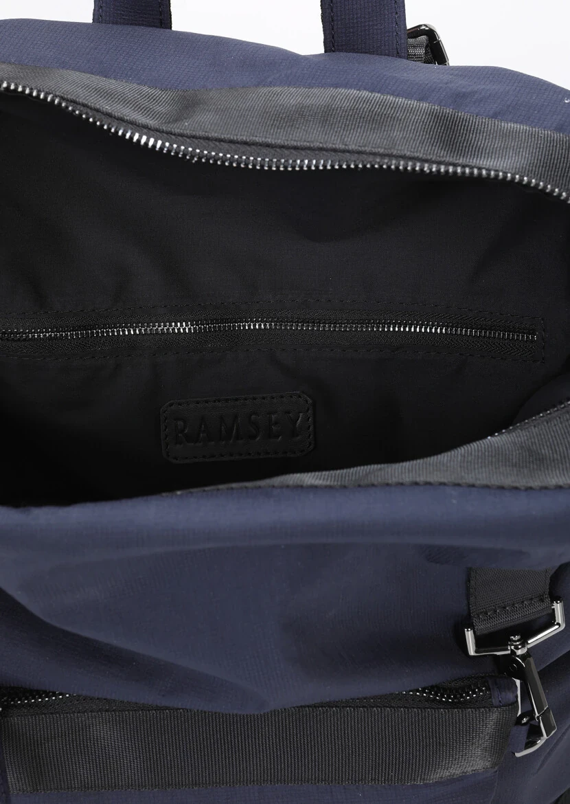 Navy Blue Material Bag - 8