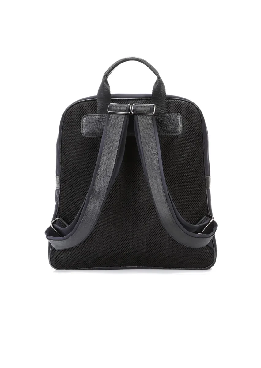 Navy Blue Material Bag - 2