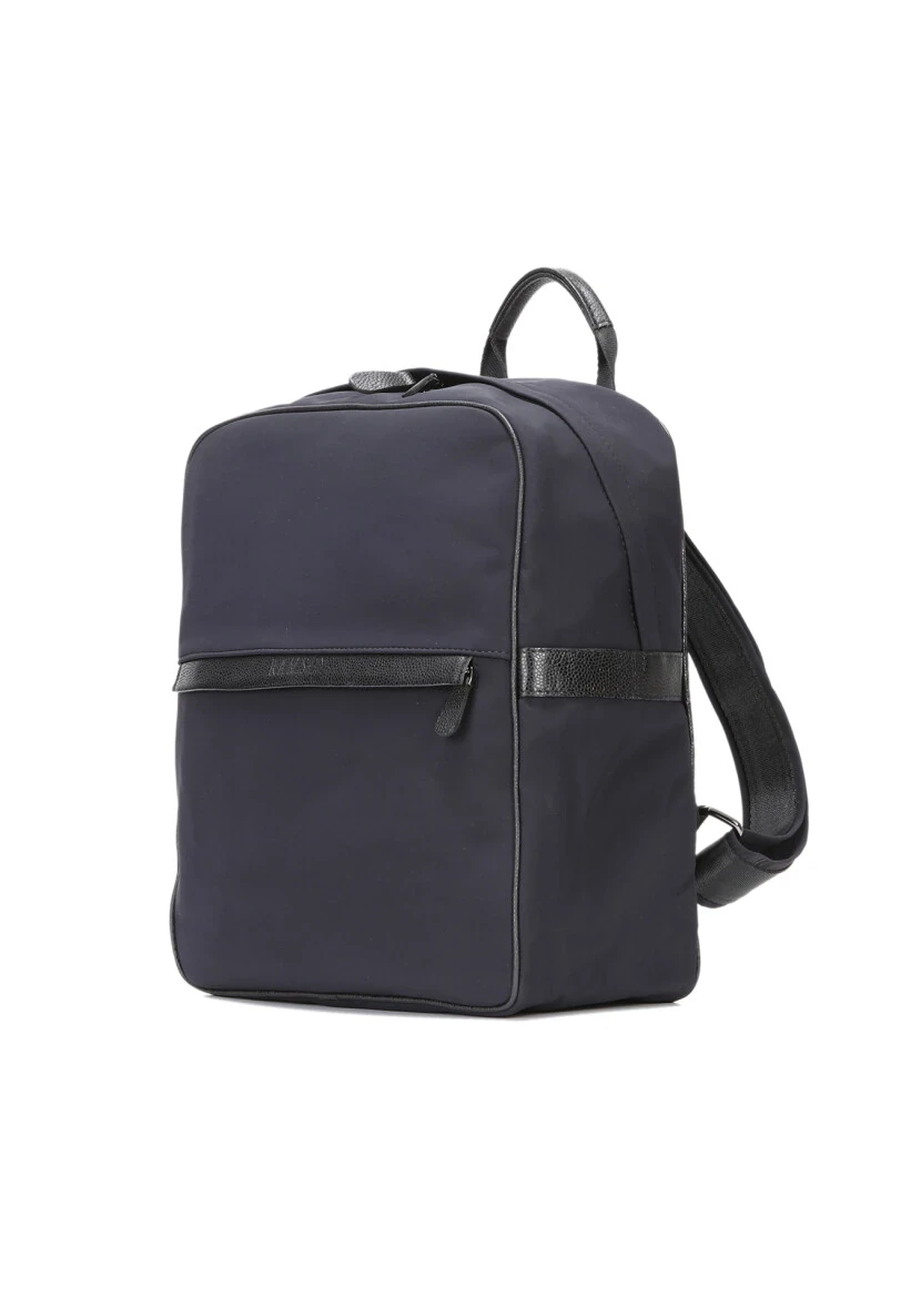 Navy Blue Material Bag - 3