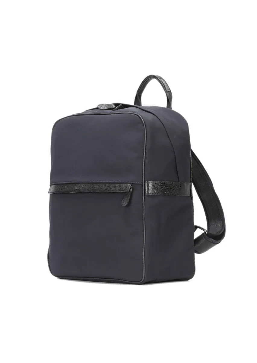 Navy Blue Material Bag - 3