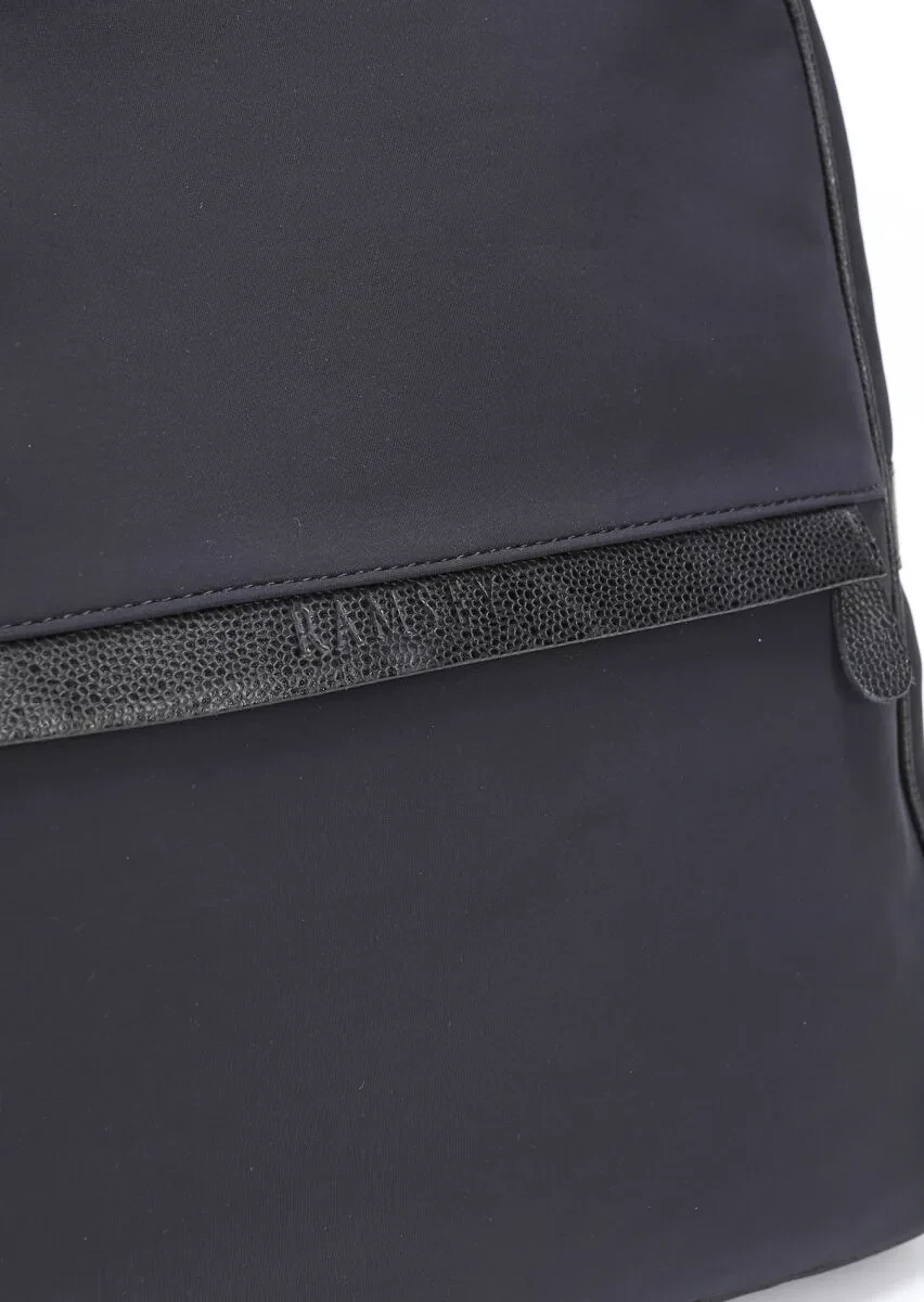 Navy Blue Material Bag - 5