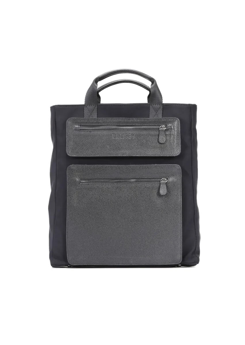 Navy Blue Material Bag - 1