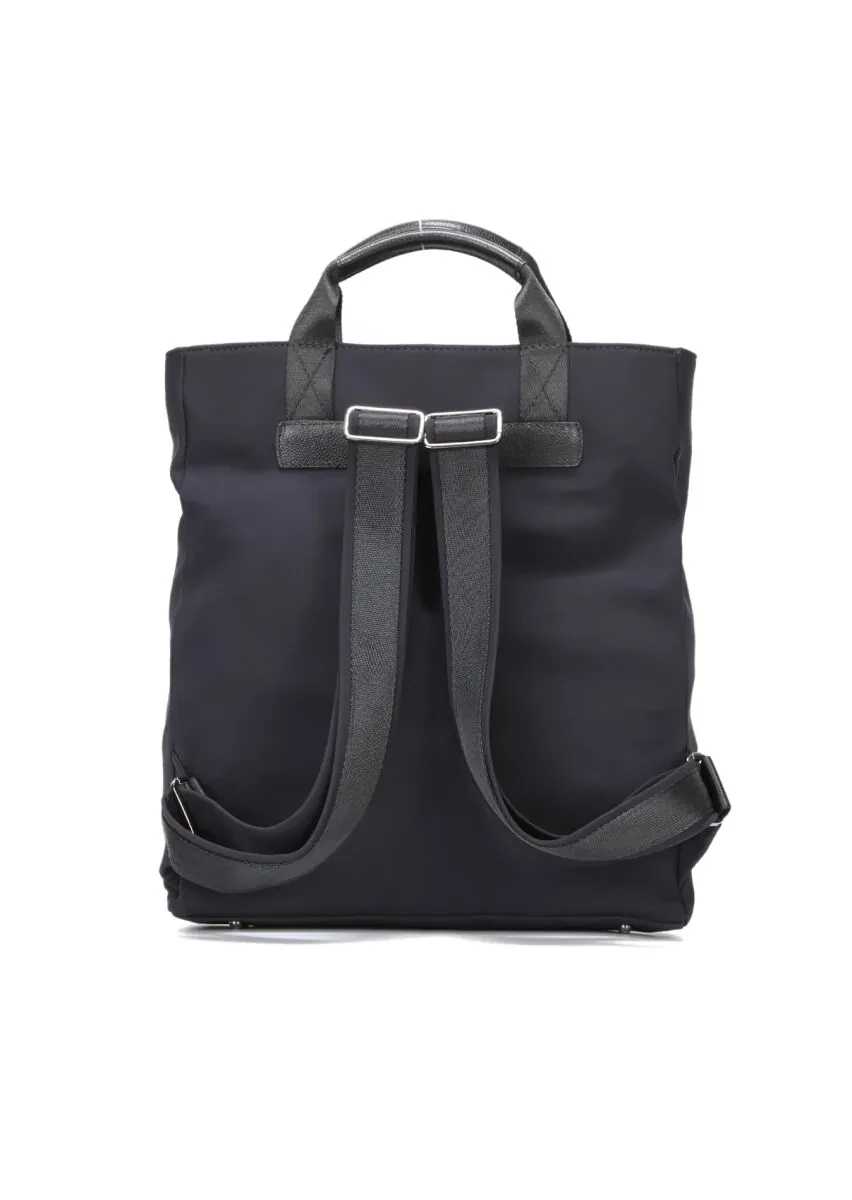 Navy Blue Material Bag - 2