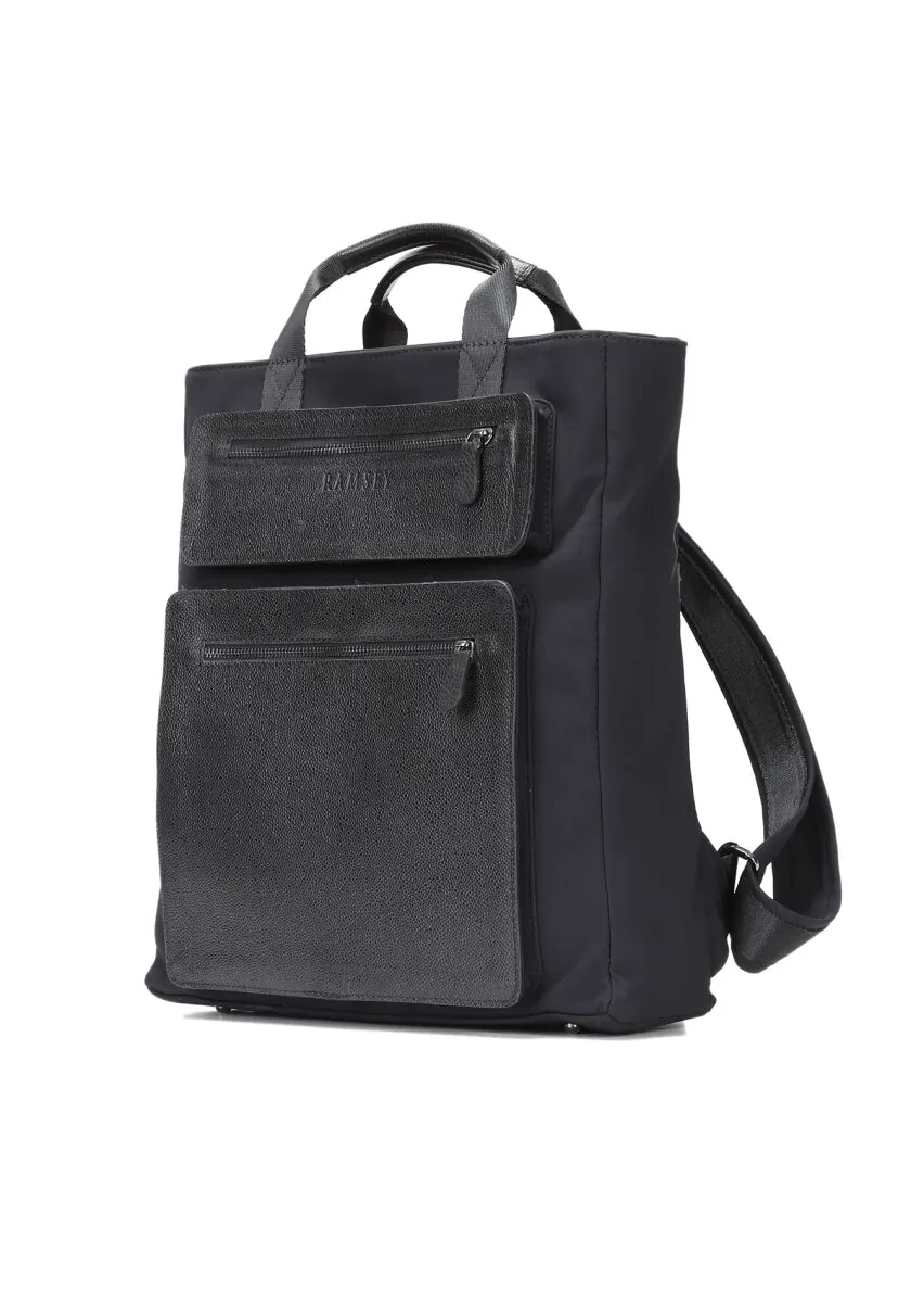 Navy Blue Material Bag - 3