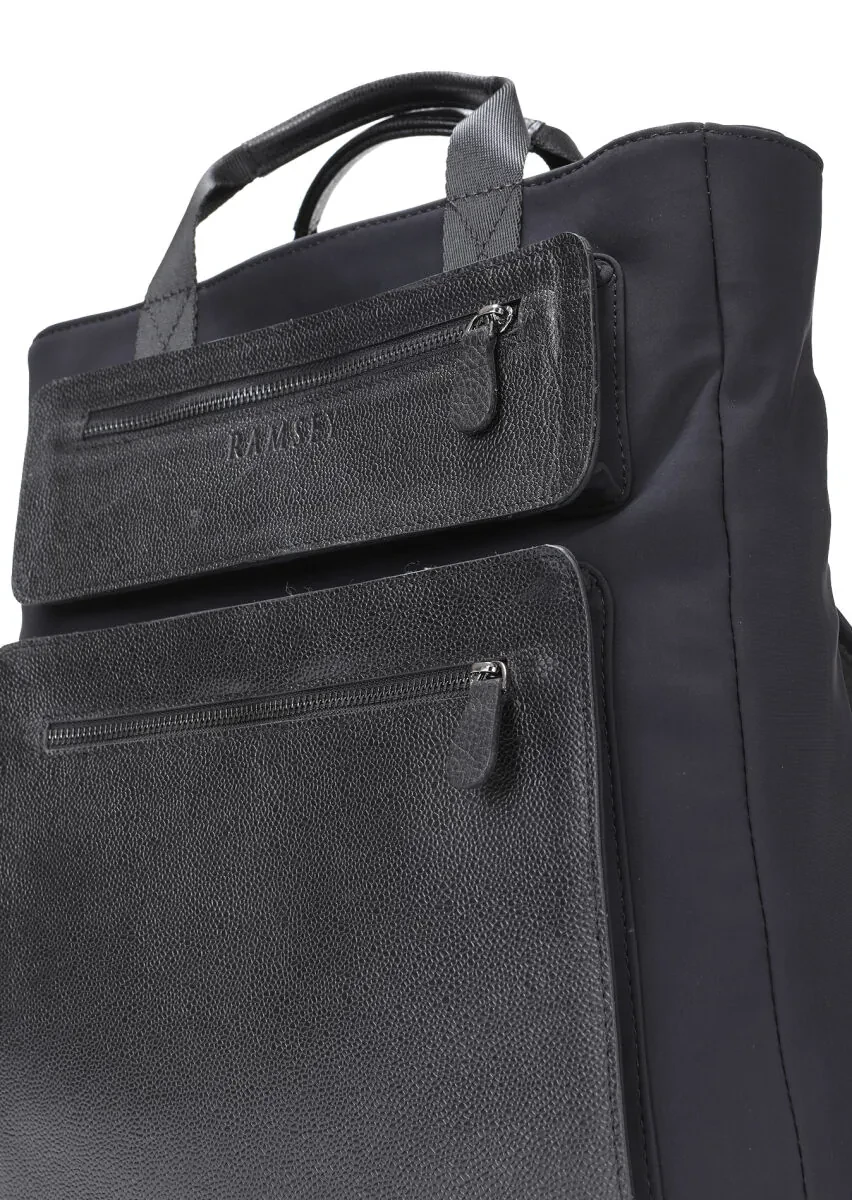 Navy Blue Material Bag - 4