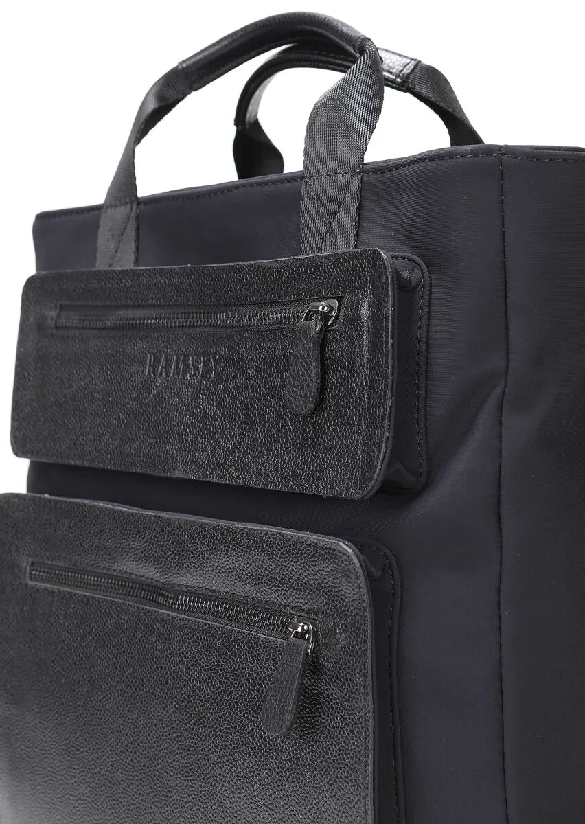 Navy Blue Material Bag - 5