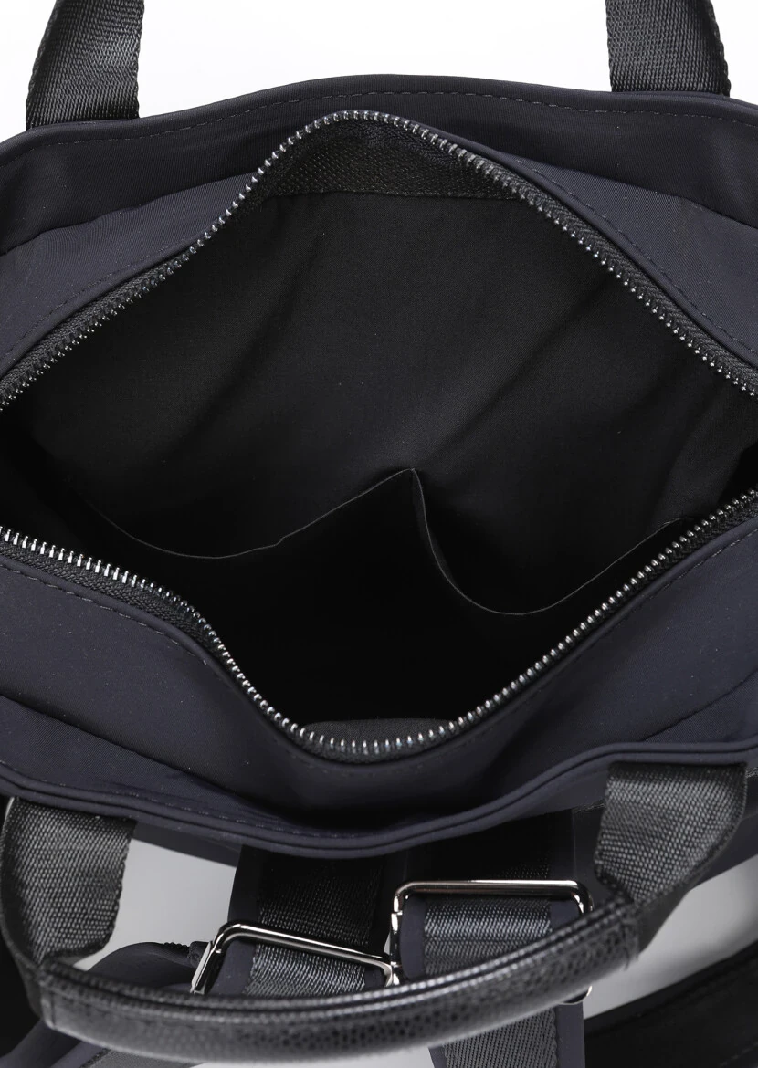 Navy Blue Material Bag - 6