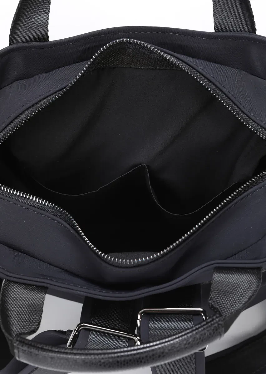 Navy Blue Material Bag - 6