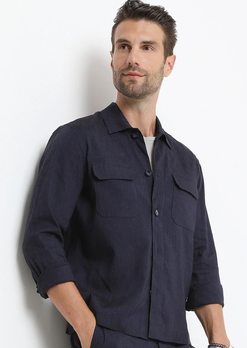 Navy Blue New Gen Suit - 1