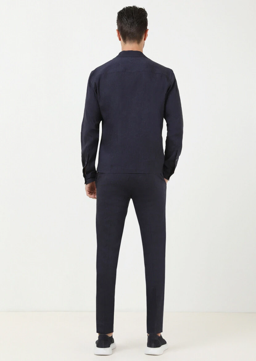 Navy Blue New Gen Suit - 7