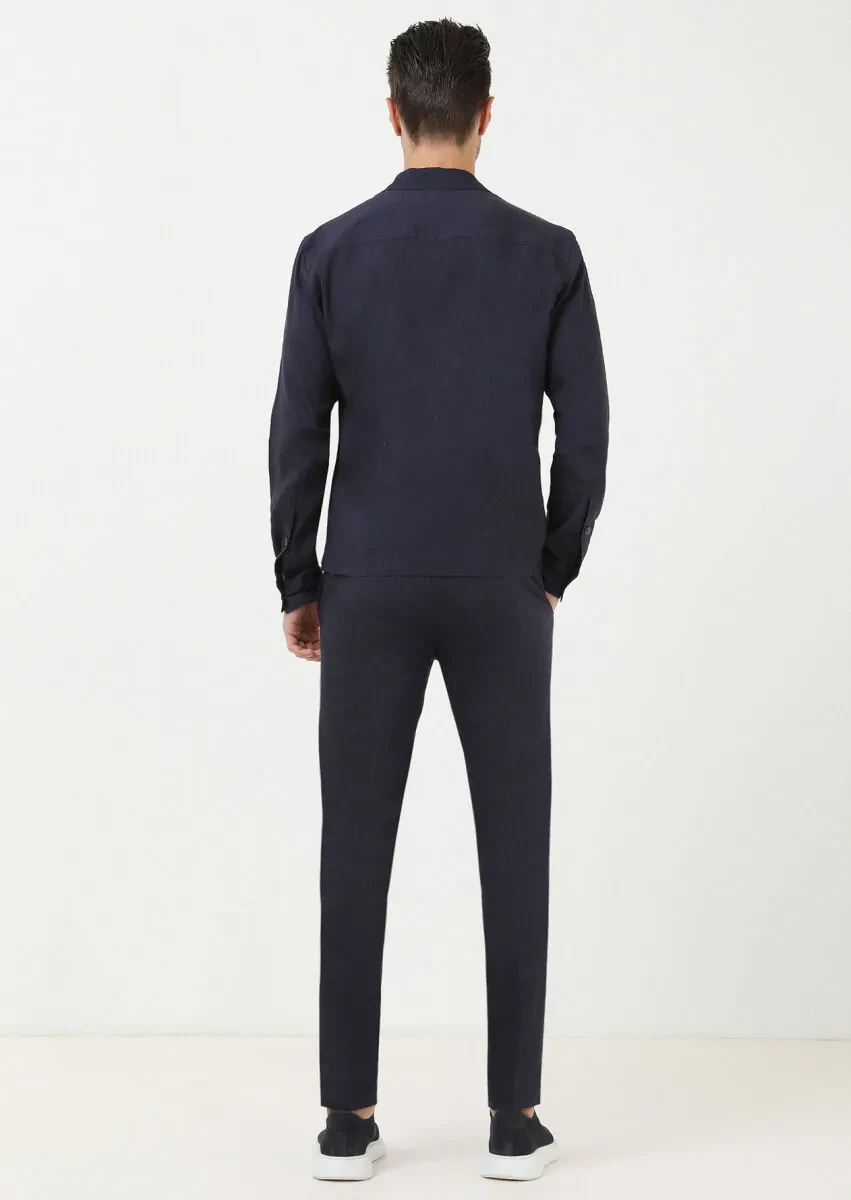 Navy Blue New Gen Suit - 7