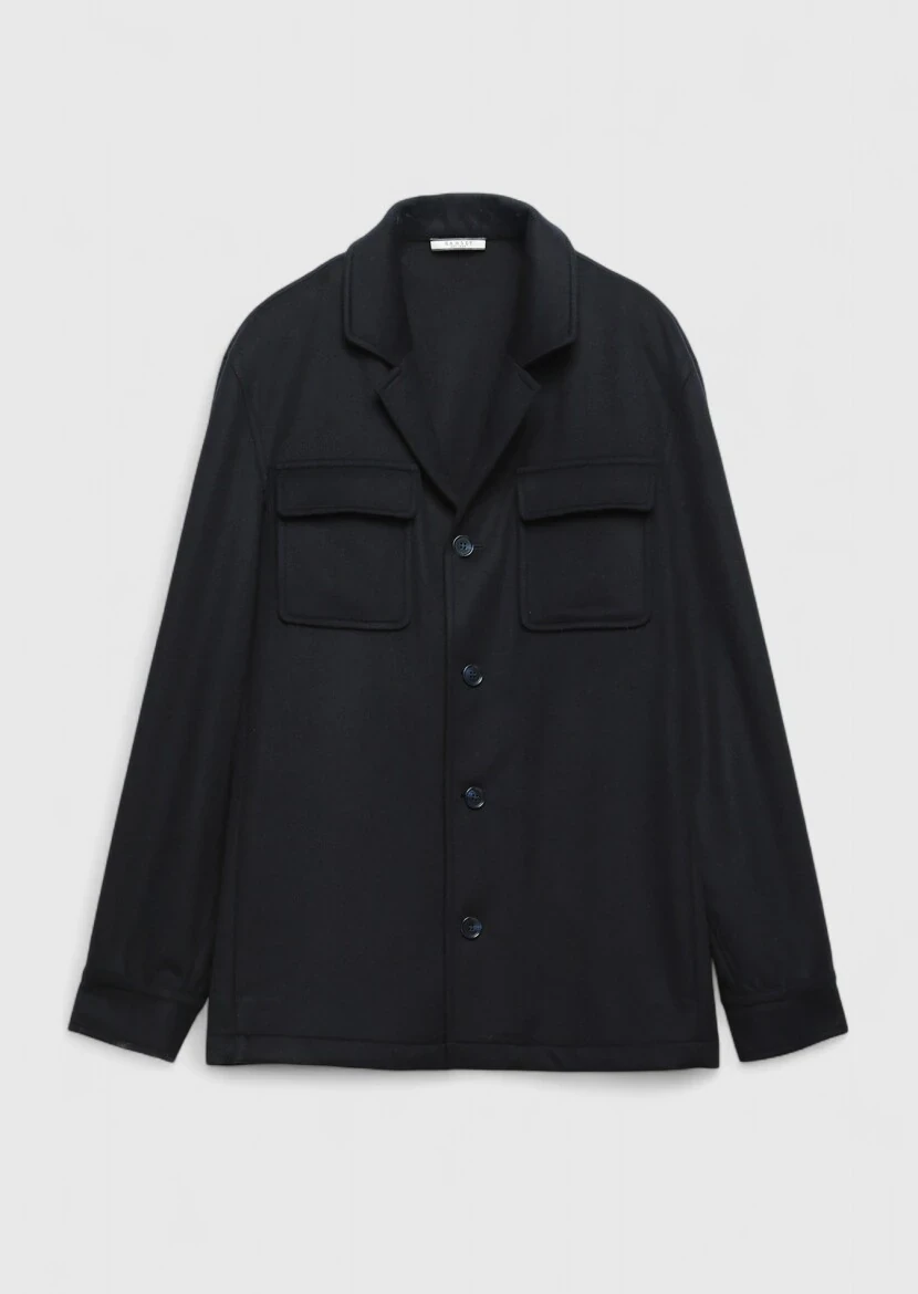 Navy Blue Overshirt - 6