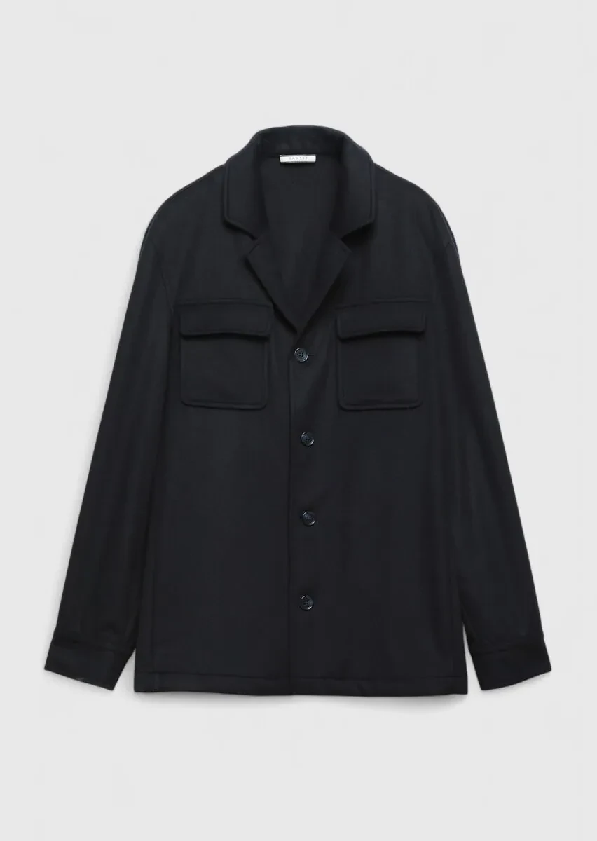 Navy Blue Overshirt - 6