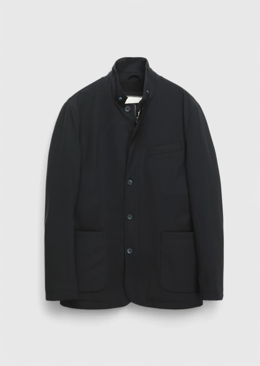 Navy Blue Regular Fit Blazer - 7