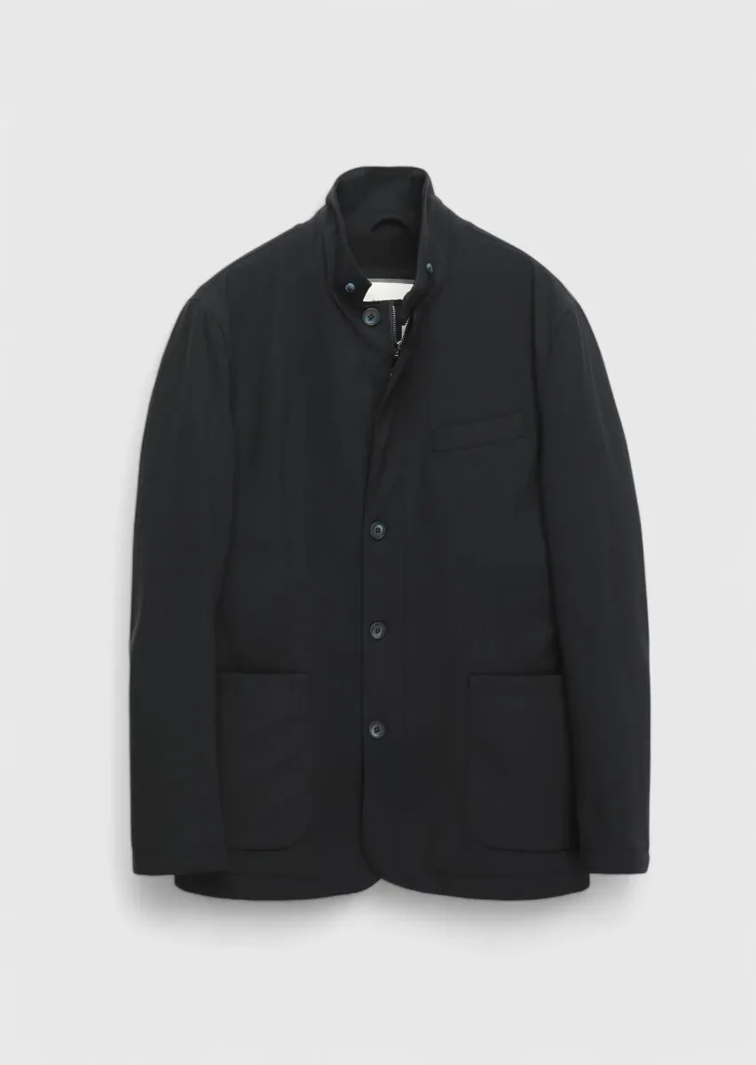 Navy Blue Regular Fit Blazer - 7