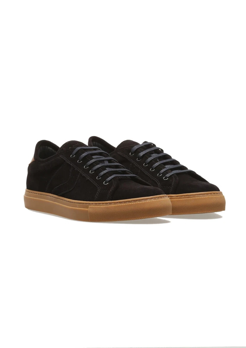 Navy Blue Suede Sneaker - 2