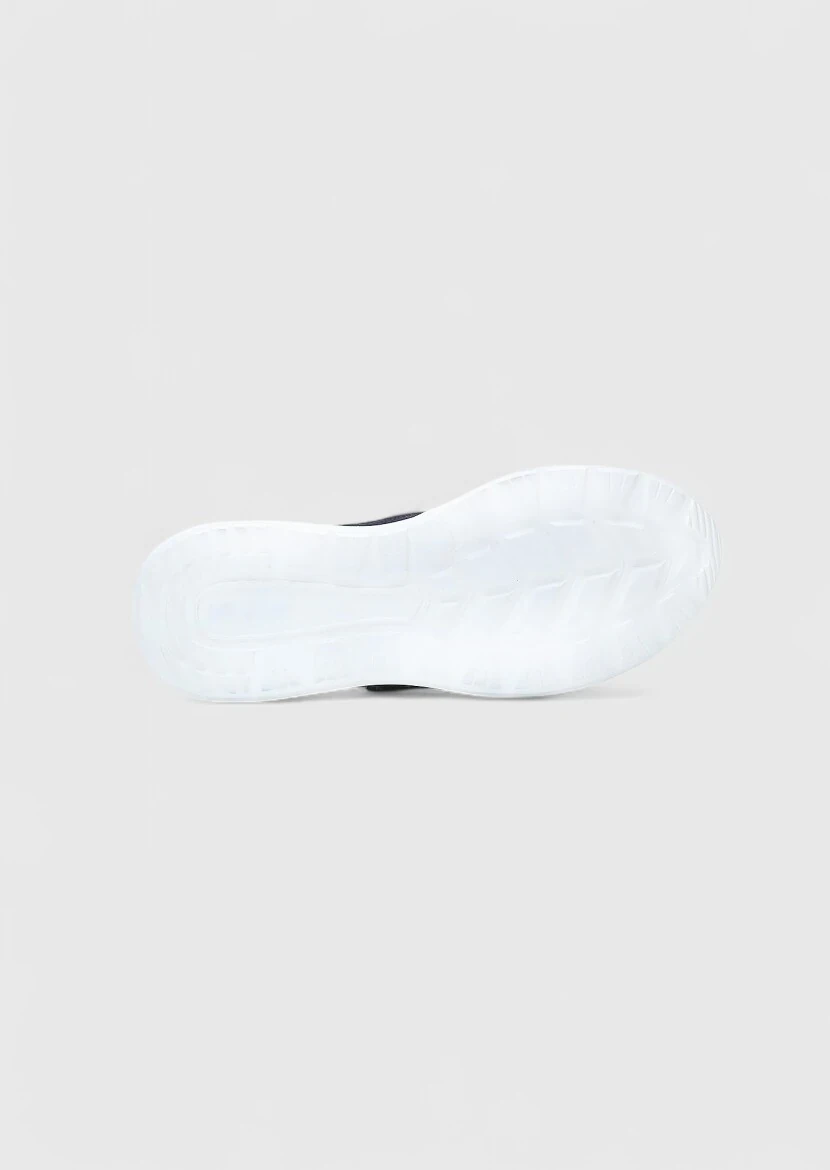 Navy Blue Suede Sneaker - 5