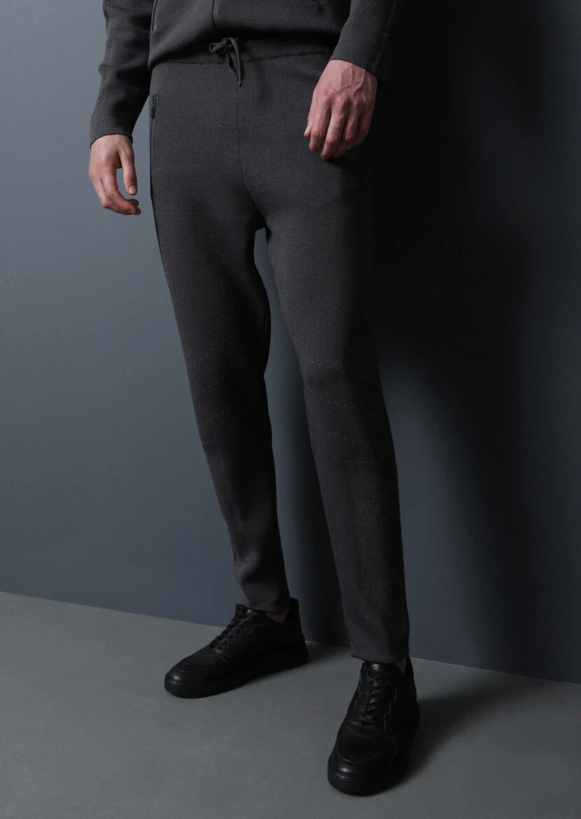 Navy Blue Sweat Pants - 2