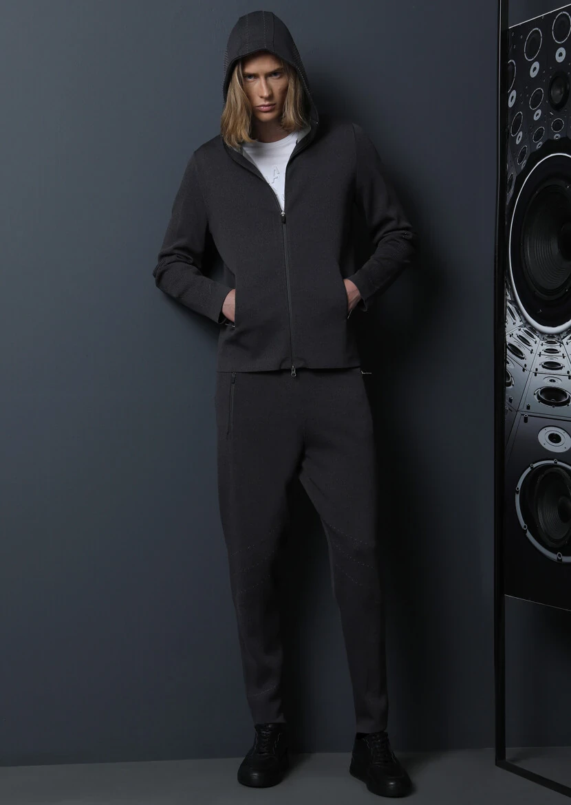 Navy Blue Sweat Pants - 4