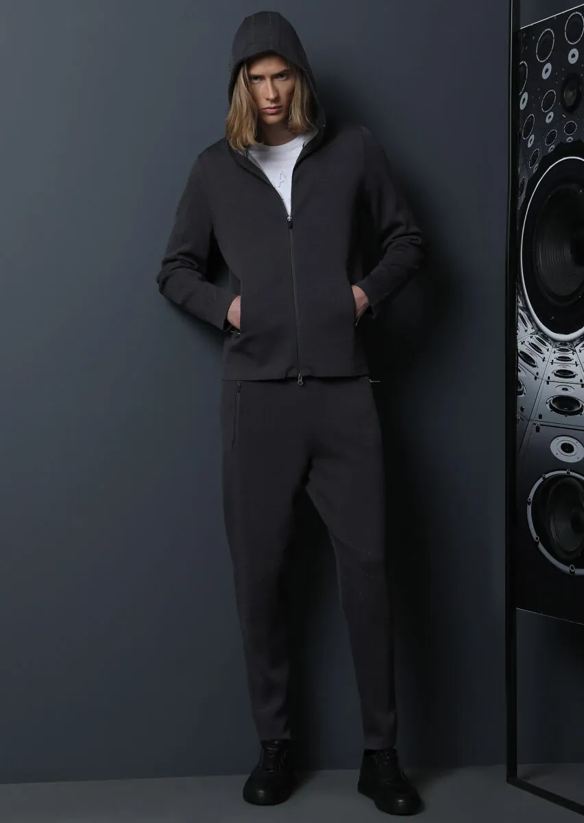 Navy Blue Sweat Pants - 4