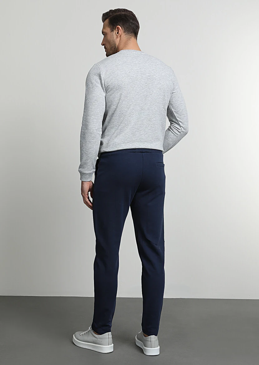 Navy Blue Sweat Pants - 4