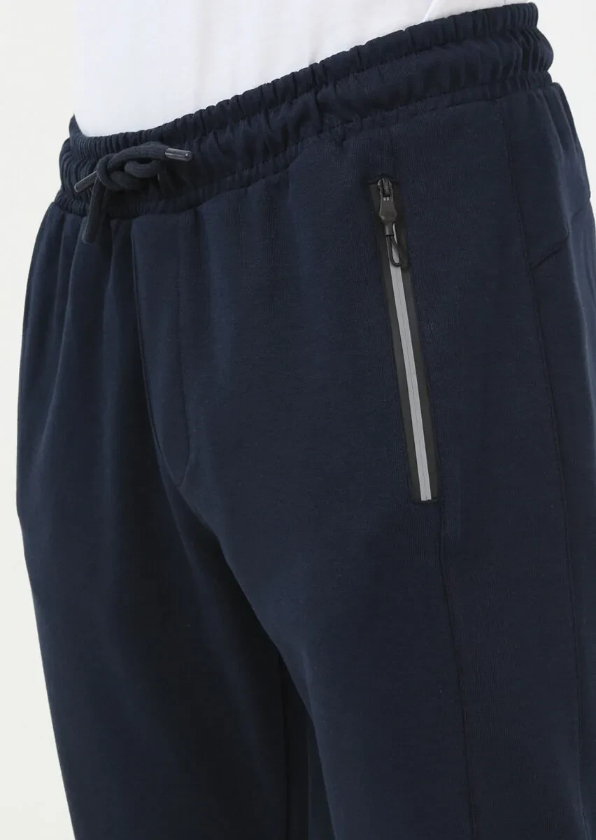 Navy Blue Sweat Pants - 2