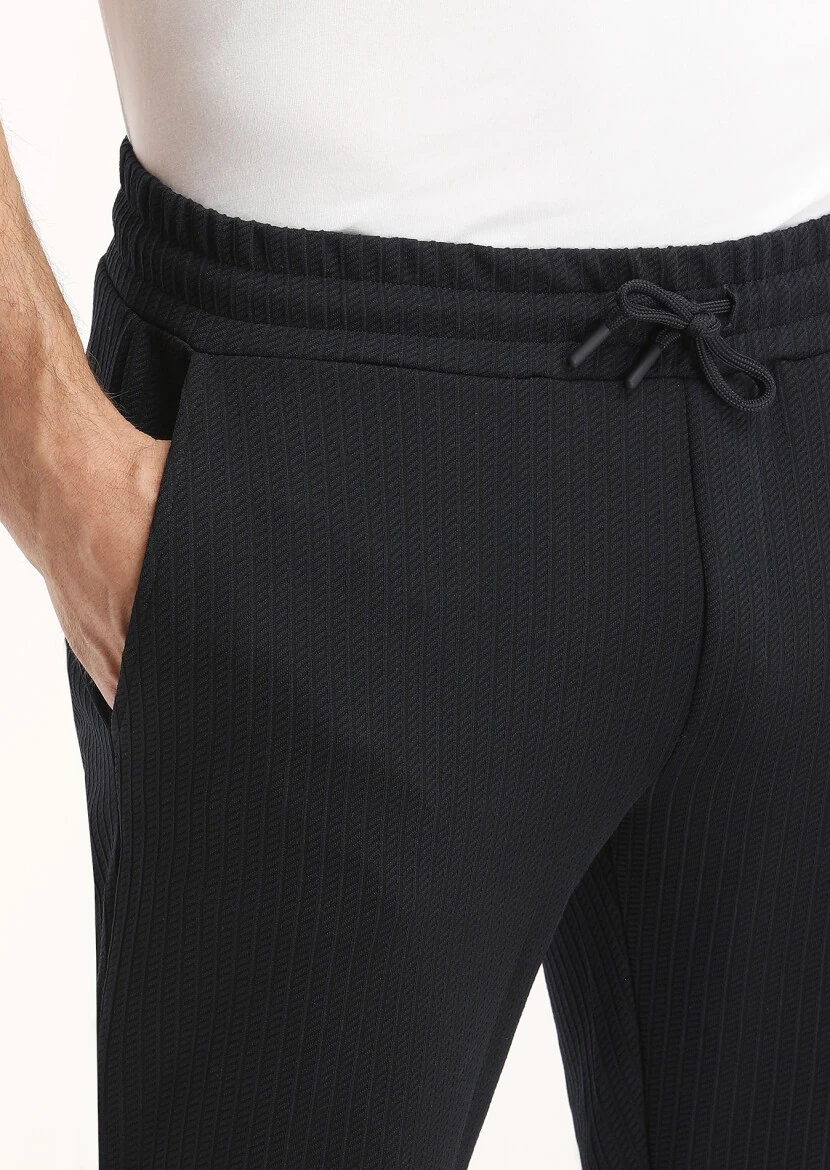 Navy Blue Sweat Pants - 3