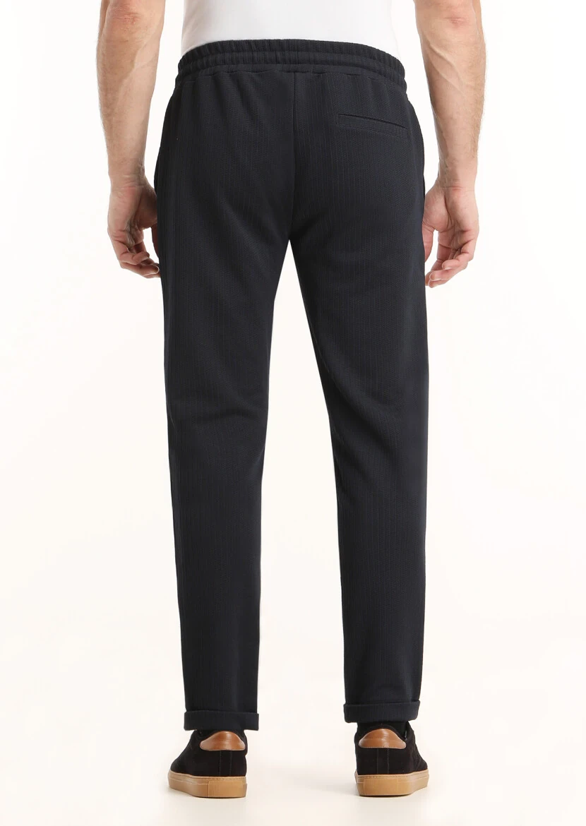 Navy Blue Sweat Pants - 4