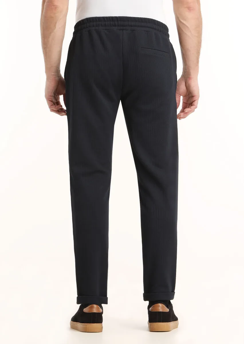 Navy Blue Sweat Pants - 4