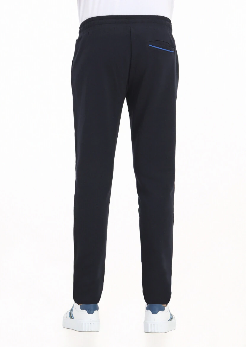 Navy Blue Sweat Pants - 4