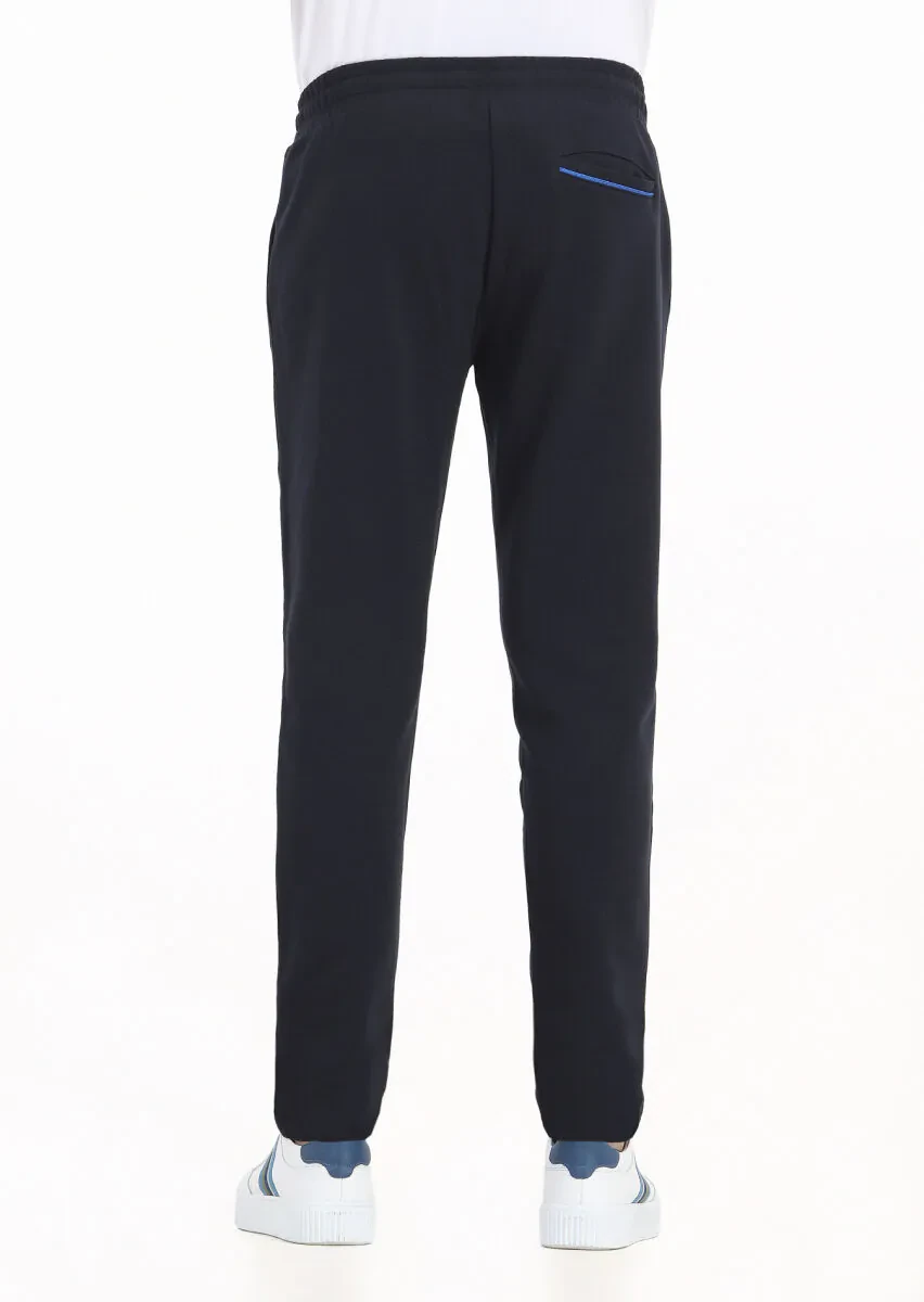 Navy Blue Sweat Pants - 4