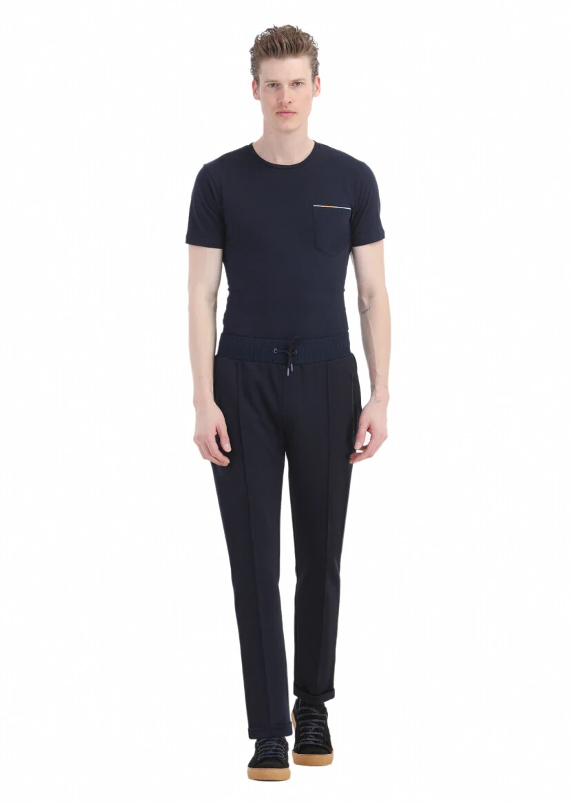Navy Blue Sweat Pants - RAMSEY