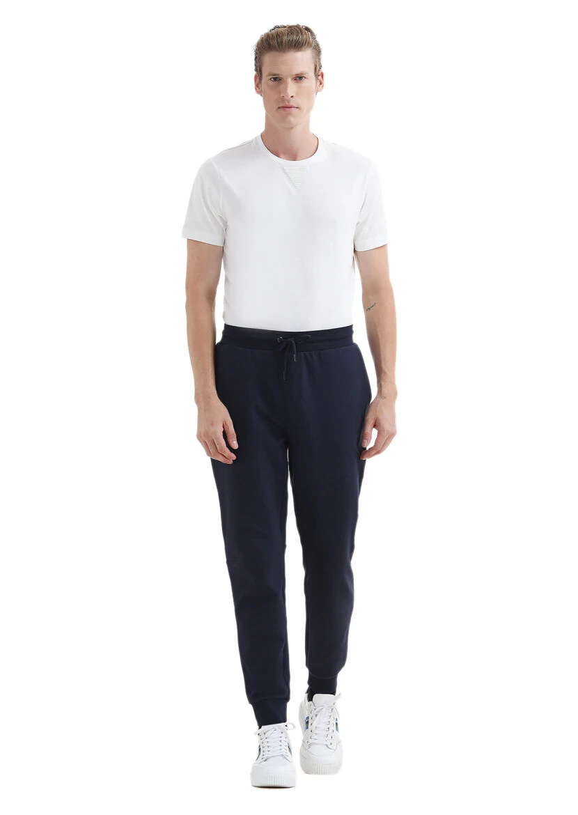Navy Blue Sweat Pants - 1