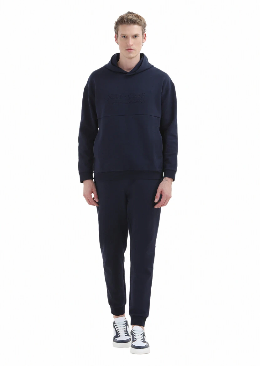 Navy Blue Sweat Pants - 3