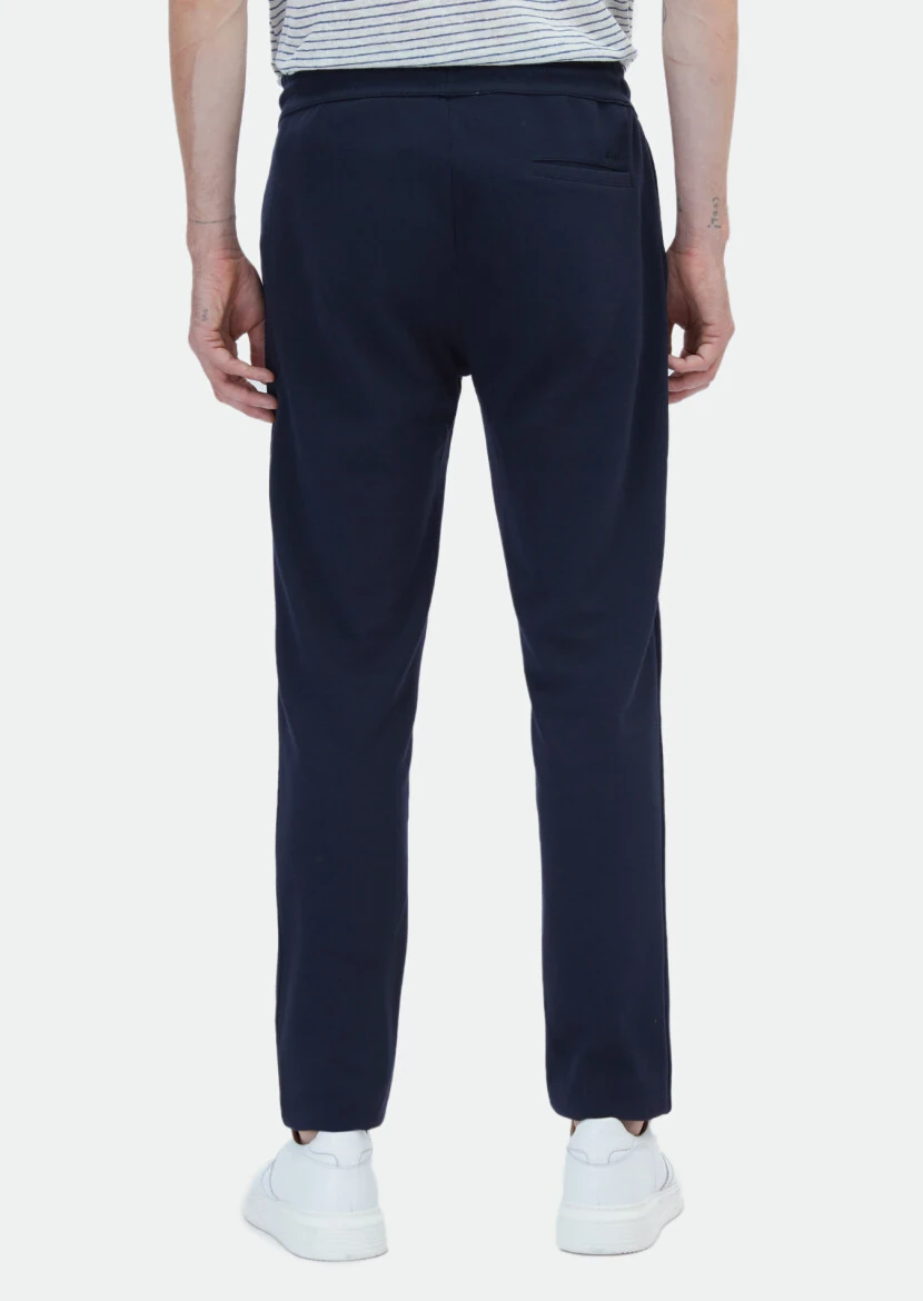 Navy Blue Sweat Pants - 4
