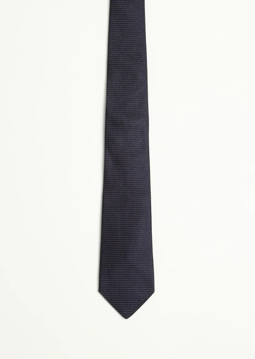 Navy Blue Tie - 1