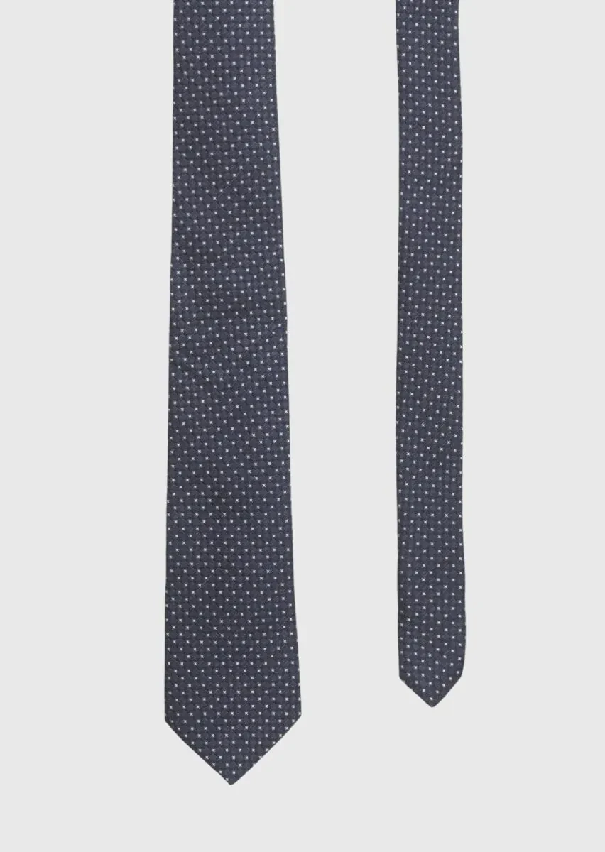 Navy Blue Tie - 1