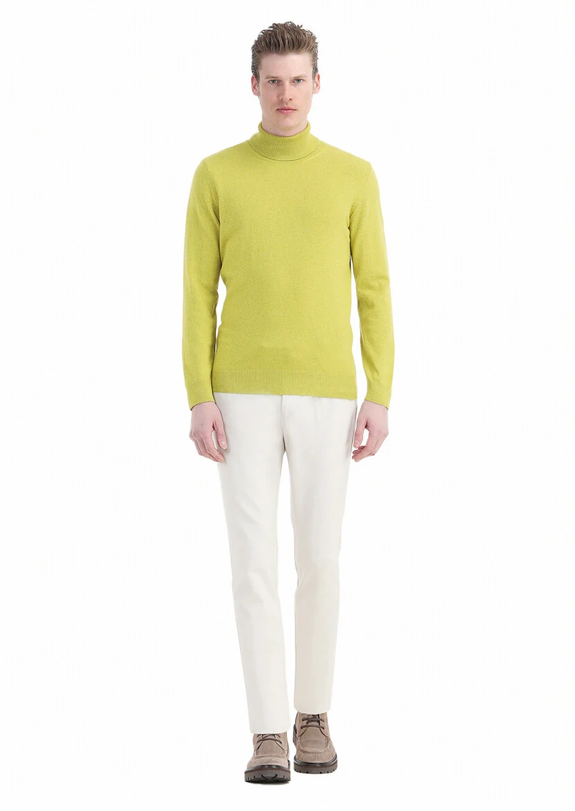 Oil Green Knitwear Sweatshirt - RAMSEY