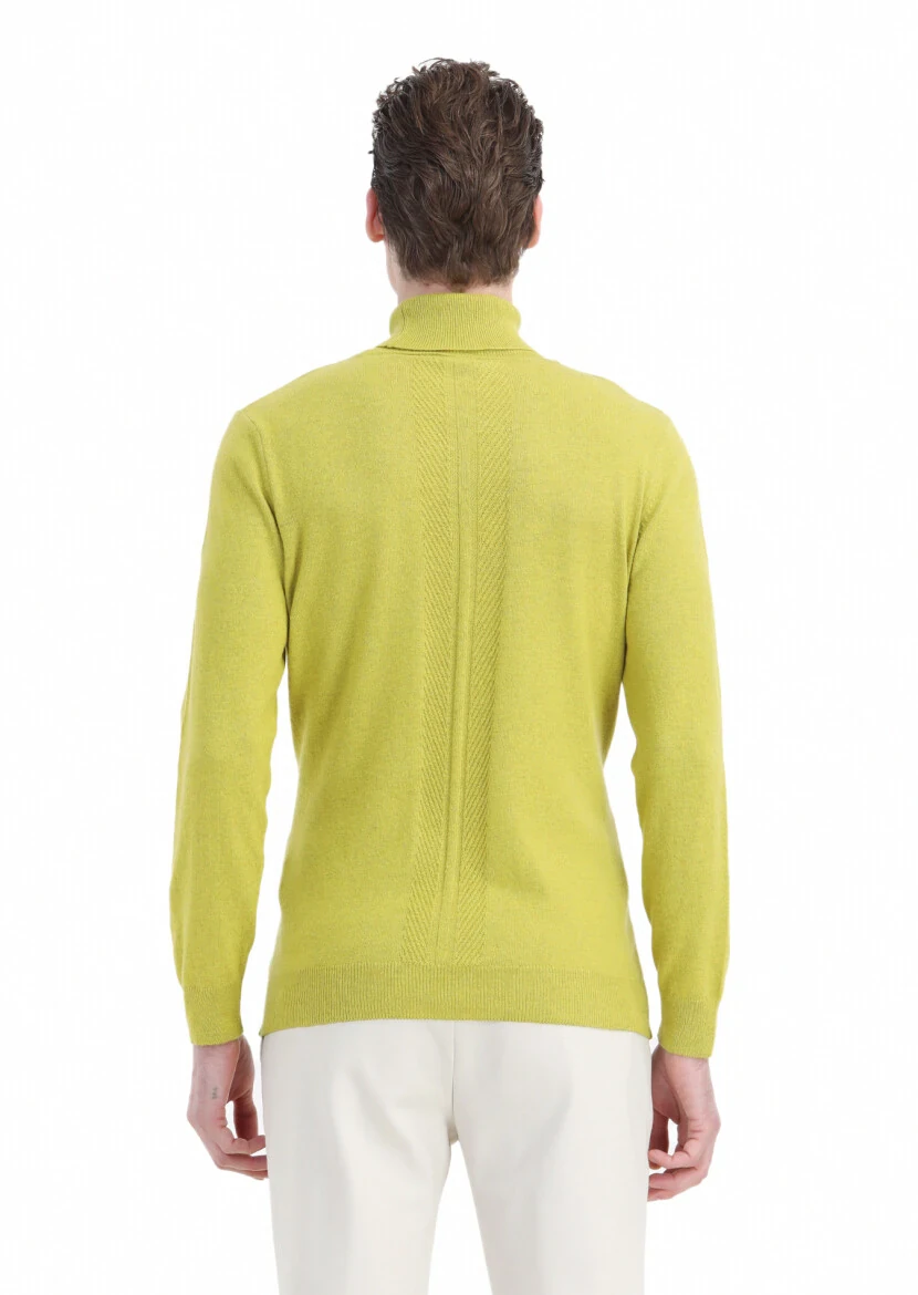 Oil Green Knitwear Sweatshirt - 5