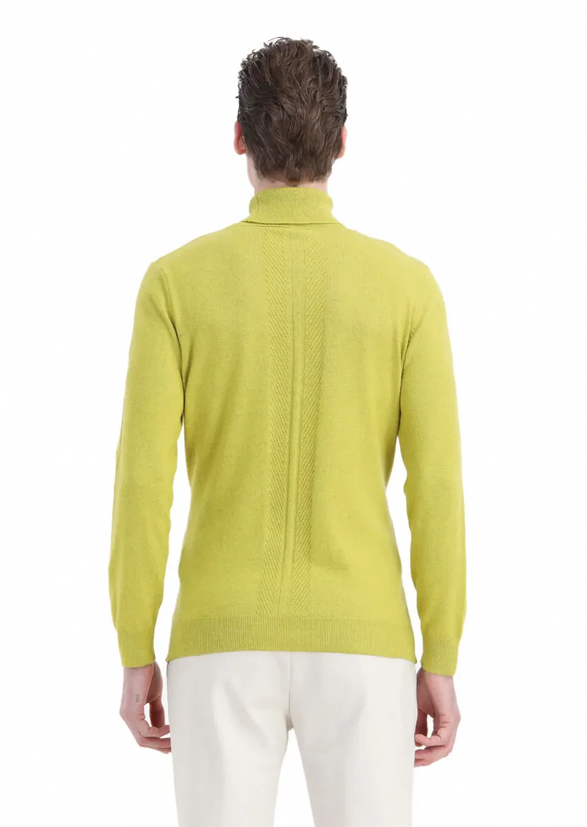 Oil Green Knitwear Sweatshirt - 5