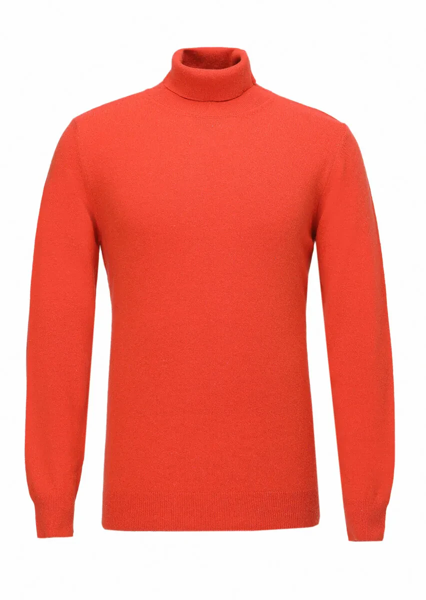 Orange Knitwear Sweatshirt - 7
