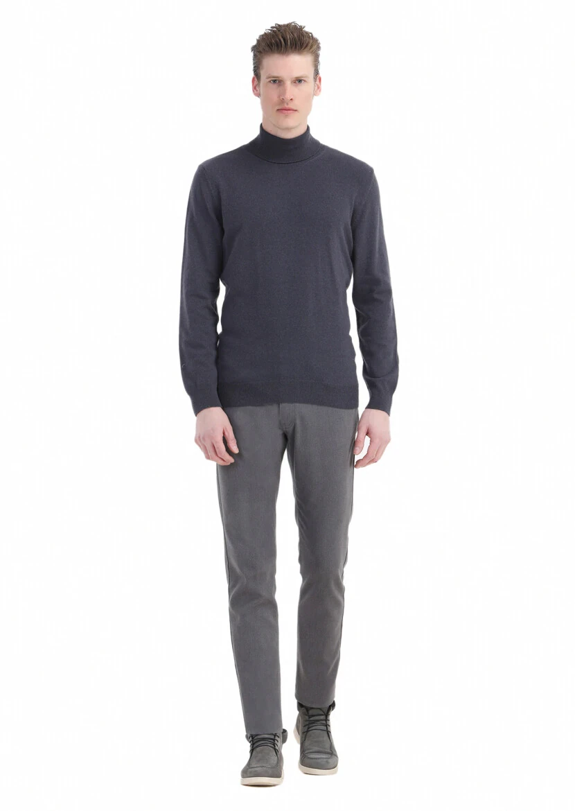 Purple Knitwear Sweatshirt - RAMSEY