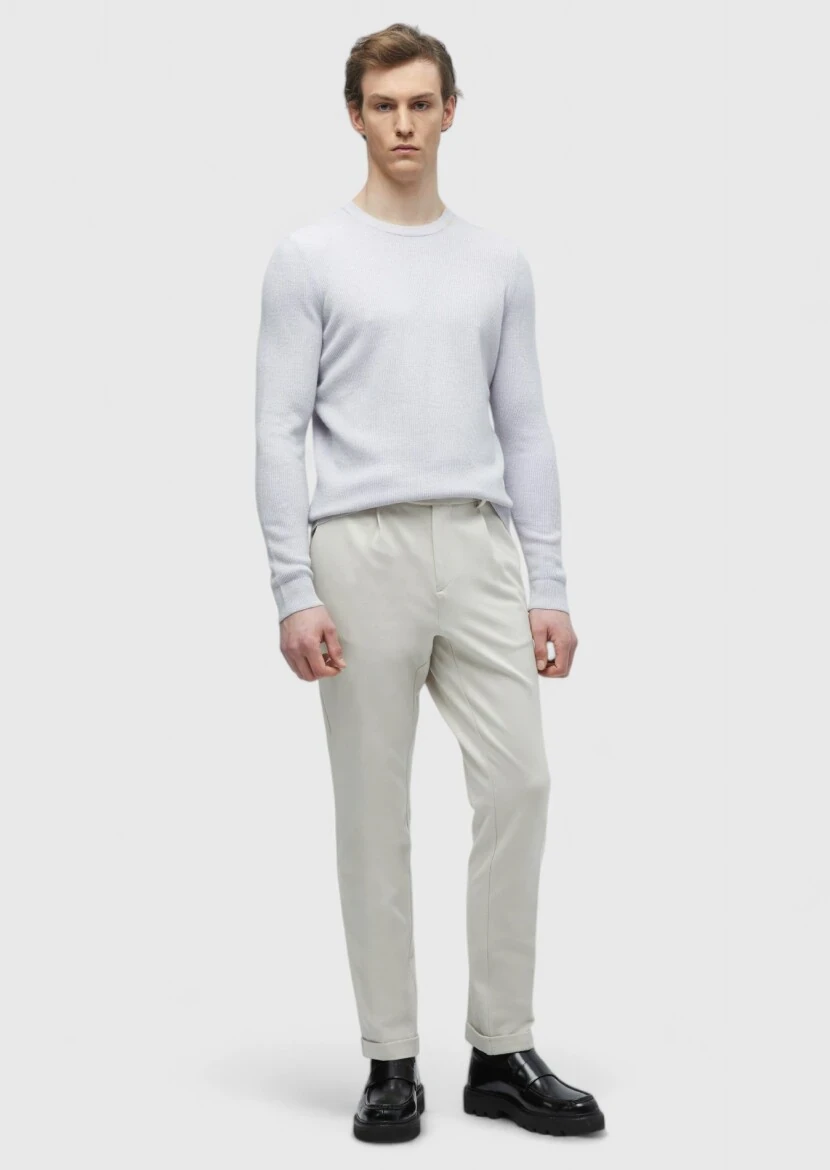 Purple Knitwear Sweatshirt 