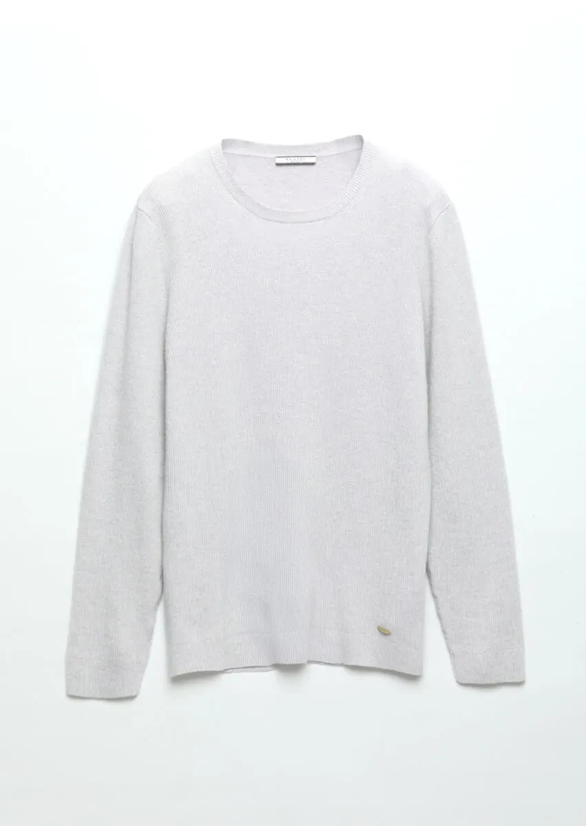 Purple Knitwear Sweatshirt - 7