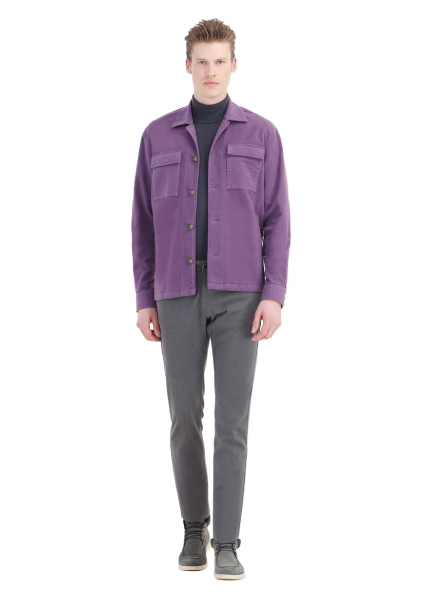Purple Overshirt 