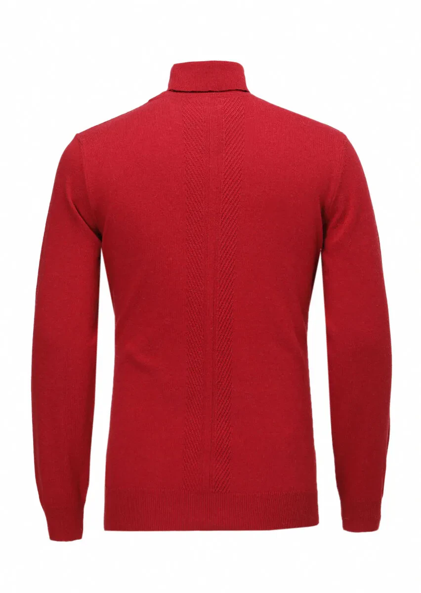 Red Knitwear Sweatshirt - 7
