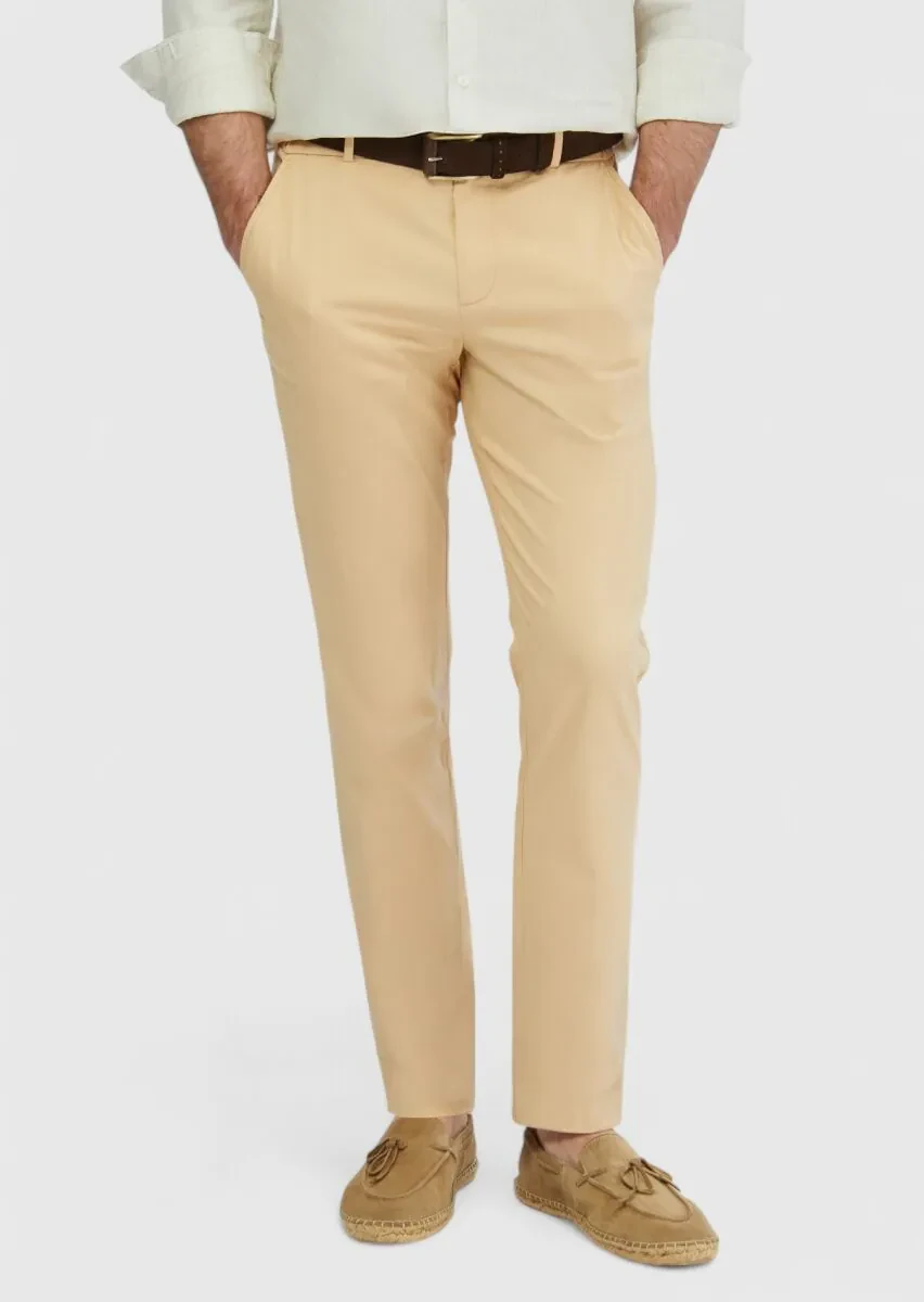 Saffron Weaving Jogging Fit Casual Cotton Blended Trousers - 2